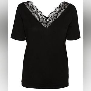 NWT V-Neck Lace Top